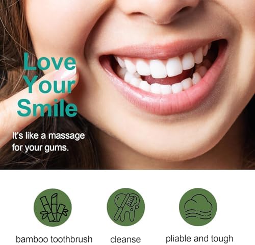 Cepillos de Dientes de Bambú Ycquaser, Set de Viaje con Cerda de Caballo (4 Piezas), Cerdas Naturales Suaves para Adultos, 100% Biodegradables, Sin - imagen 5