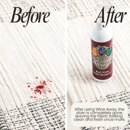 Wine Away Removedor de Manchas de Vino Tinto en Spray - Limpiador Natural para Alfombras y Tapicería - Elimina Manchas de Sangre, Ropa, Café y - imagen 7
