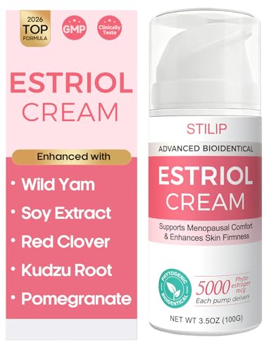 Crema Estrogénica STILIP para Mujeres – Crema de Estriol para Apoyo en la Menopausia, Hidratante con Pueraria Mirifica e Isoflavonas de Soja, 3.5 oz - imagen 1