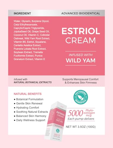 Crema Estrogénica STILIP para Mujeres – Crema de Estriol para Apoyo en la Menopausia, Hidratante con Pueraria Mirifica e Isoflavonas de Soja, 3.5 oz - imagen 8