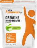 Creatina Monohidratada en Polvo BulkSupplements.com - Suplemento Sabor Manzana Verde Ácida, 7g por Porción, 700g (1.5 lbs) - imagen 1