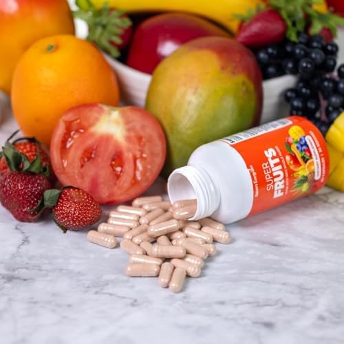Suplemento de Frutas y Verduras - Nature Fruits y Vegetables - Vegano, Sin OGM, Sin Soja, Vitaminas y Minerales Superfood - (Total 180 Cápsulas - - imagen 8
