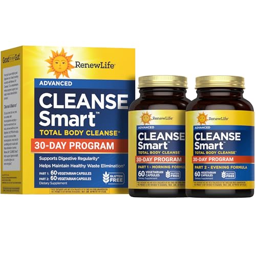 Renew Life Cleanse Smart Programa Avanzado de Desintoxicación Total, Limpieza en 2 Partes, 120 Cápsulas, Mezcla Herbal, Libre de Soja y Gluten - imagen 5