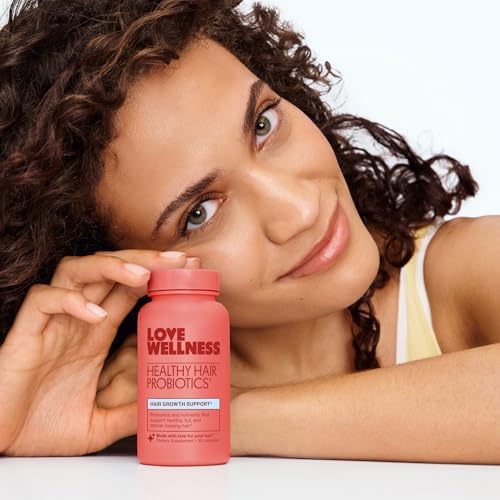 Love Wellness Probioticos para Cabello Saludable | Apoya el Crecimiento Capilar con Biotina y Vitaminas B12 y B6 | Suplemento para un Cuero Cabelludo - imagen 5