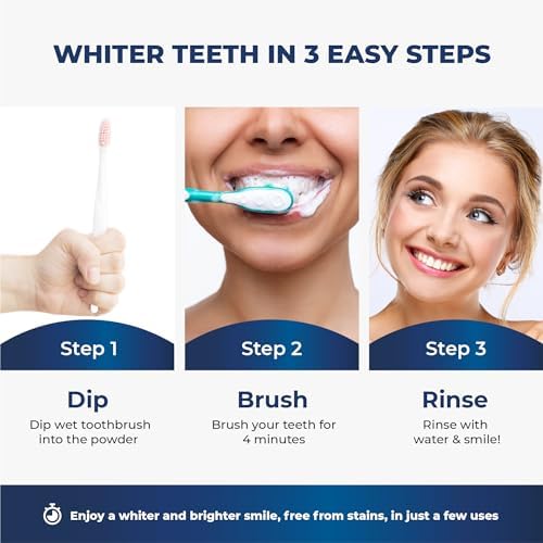 Polvo Blanqueador de Dientes BetterWhite - Fórmula No Sensible con Hidroxiapatita, Remineralizante - Aprobado por Dentistas, Sin Flúor (30 Gramos) - imagen 7
