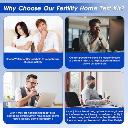 Lupa para Espermatozoides, Ideal para Observación de Semen, Pruebas de Fertilidad Masculina, Resultados Rápidos, 2 Piezas - imagen 4
