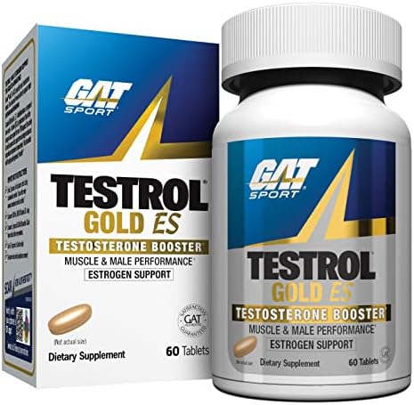 GAT SPORT Testrol Gold ES, 60 Tabletas de Tribulus, DIM, Zinc, Longjack, Fenogreco y Saw Palmetto para Balance de Estrógenos - imagen 1