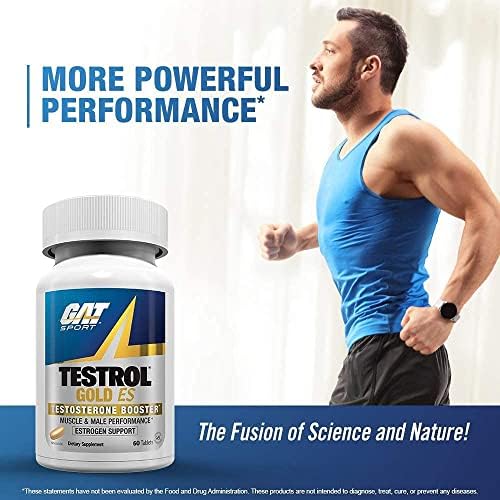 GAT SPORT Testrol Gold ES, 60 Tabletas de Tribulus, DIM, Zinc, Longjack, Fenogreco y Saw Palmetto para Balance de Estrógenos - imagen 6