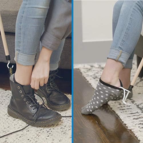 RMS Deluxe Bastón de Vestir de 28 Pulgadas - Ayuda para Ponerse Zapatos, Calcetas, Camisas y Pantalones - imagen 3