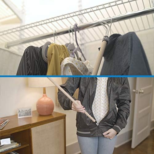 RMS Deluxe Bastón de Vestir de 28 Pulgadas - Ayuda para Ponerse Zapatos, Calcetas, Camisas y Pantalones - imagen 4
