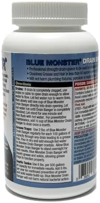 Juego de 2 Limpiadores de Drenaje Blue Monster Drain Banger - imagen 6