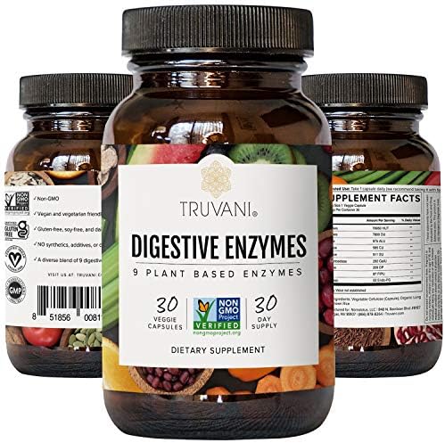 Truvani Enzimas Digestivas | Mezcla de 9 Enzimas | Soporte Digestivo | Reduce la Hinchazón | Aumenta la Absorción de Nutrientes | Cápsulas No - imagen 5