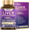 Baszy 28 en 1 Detox y Reparación del Hígado - 1500mg de Soporte para la Salud Hepática con Cardo Mariano, Raíz de Diente de León, Extracto de - imagen 1