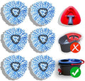 Cabezal de Repuesto Homsis para Mopas 2 Tanques - 7 Paquetes Compatible con Ocedar Rinse Clean, Microfibra, Lavable y Fácil de Cambiar - imagen 1