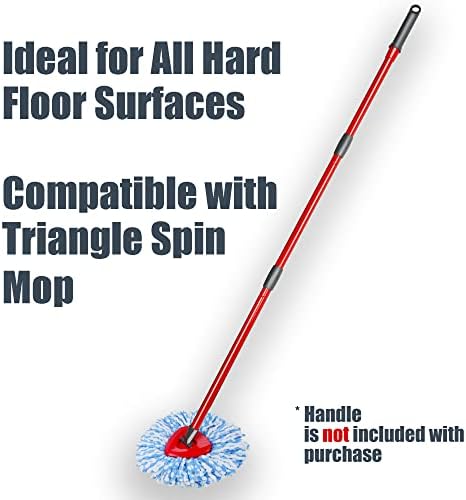 Cabezal de Repuesto Homsis para Mopas 2 Tanques - 7 Paquetes Compatible con Ocedar Rinse Clean, Microfibra, Lavable y Fácil de Cambiar - imagen 4