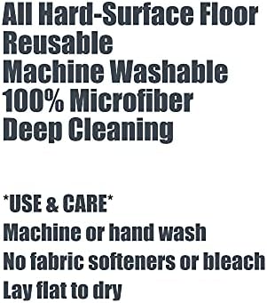 Cabezal de Repuesto Homsis para Mopas 2 Tanques - 7 Paquetes Compatible con Ocedar Rinse Clean, Microfibra, Lavable y Fácil de Cambiar - imagen 7