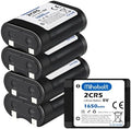 Batería Mihobatt 5-Pack 2CR5, 6V 1650mAh con Protección PTC, Reemplazo para 2CR5M 5032LC DL245 EL2CR5 KL2CR5 RL2CR5 - imagen 1