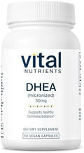 Suplemento DHEA Vital Nutrients 50mg - DHEA Micronizado Vegano para Hombres y Mujeres - Apoya el Balance Hormonal y Metabolismo Saludable - 60 - imagen 1