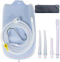 Kit de Enema de Silicona KYZETJD de 2 L con Bolsa, Manguera de Silicona de 6.3ft y 3 Puntas Reutilizables para Limpieza de Colon - imagen 1