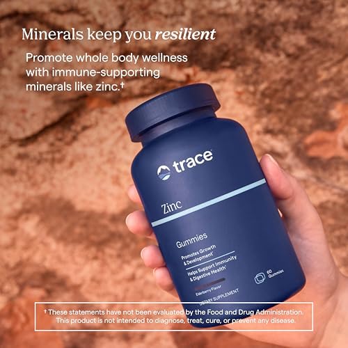 Gomitas Masticables de Zinc Trace Minerals | Apoyo Inmunológico Natural para Adultos y Niños | Veganas, Sin Gluten, No Transgénicas | Sabor Saúco | - imagen 7