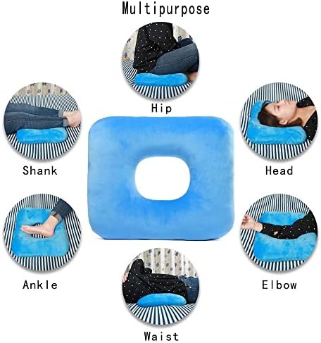 Cojín Donut Wefaner para Alivio del Dolor en el Coccix, Prevención de Úlceras por Presión, Transpirable para Hemorroides y Postoperatorio - imagen 4