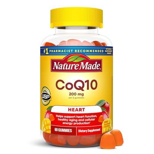 Gomitas Nature Made CoQ10 200 mg por porción, apoyo para el corazón y energía, 60 gomitas, suministro para 30 días - imagen 2
