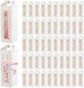 Caja de Regalo Tlence de 50 Piezas para Sublimación, Cajas Transparentes para Vaso, Empaque de Vidrio con Asa, Cajas en Blanco para Botellas de - imagen 1