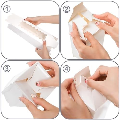 Caja de Regalo Tlence de 50 Piezas para Sublimación, Cajas Transparentes para Vaso, Empaque de Vidrio con Asa, Cajas en Blanco para Botellas de - imagen 3