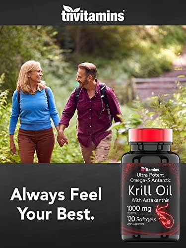 Aceite de Kril Antártico 1000mg - 120 Softgels con Astaxantina | 1000mg Aceite de Kril Rojo, 200mg Fosfolípidos, 120mg EPA, 80mg DHA, 200mcg - imagen 5