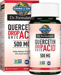 Garden of Life Dr. Formulated Quercetina para el Apoyo del Ácido Úrico con Extracto de Cereza Ácida, Vitamina C y Luteolina – Probiótico, Sin Gluten, - imagen 1
