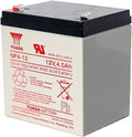 Batería YUASA NP4-12 VRLA de 12V 4AH, Plomo Calcio para Mayor Durabilidad, Construcción de Mat de Vidrio Absorbido sin Ácido Libre, Recombina Gas - imagen 1