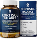 1 Body Soporte de Cortisol para Mujeres y Hombres – Ashwagandha, Fosfatidilserina y Azafrán – Alivio del Estrés, Ánimo Calmado, Energía Balanceada y - imagen 1