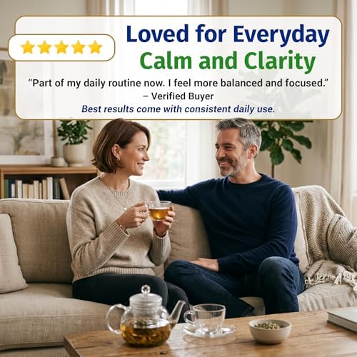 1 Body Soporte de Cortisol para Mujeres y Hombres – Ashwagandha, Fosfatidilserina y Azafrán – Alivio del Estrés, Ánimo Calmado, Energía Balanceada y - imagen 6