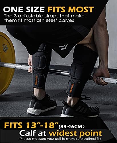 Protectores de Espinilla TAVIEW para Levantamiento de Pesas, Soporte para Pantorrillas de Neopreno de 5mm, Ideal para Muertos y Entrenamiento - imagen 3