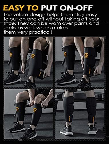 Protectores de Espinilla TAVIEW para Levantamiento de Pesas, Soporte para Pantorrillas de Neopreno de 5mm, Ideal para Muertos y Entrenamiento - imagen 4