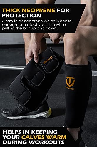 Protectores de Espinilla TAVIEW para Levantamiento de Pesas, Soporte para Pantorrillas de Neopreno de 5mm, Ideal para Muertos y Entrenamiento - imagen 5