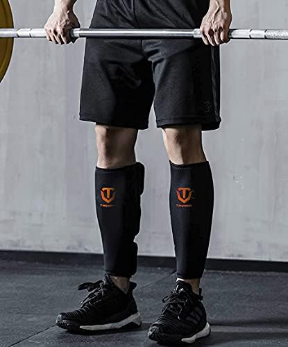 Protectores de Espinilla TAVIEW para Levantamiento de Pesas, Soporte para Pantorrillas de Neopreno de 5mm, Ideal para Muertos y Entrenamiento - imagen 6