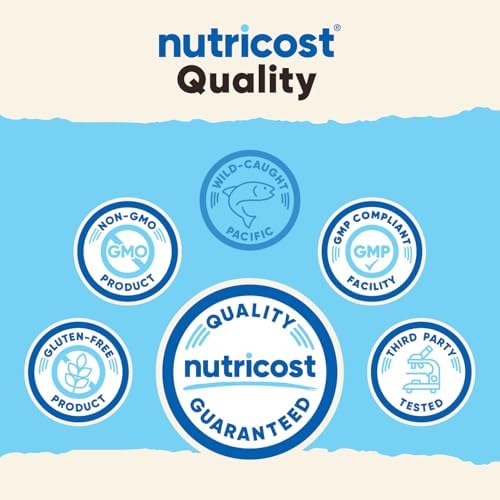 Nutricost Polvo de Colágeno Marino de Pescado Silvestre (8 oz) - 23 Porciones, 10 g de Proteína por Porción, Capturado en Alaska - imagen 3
