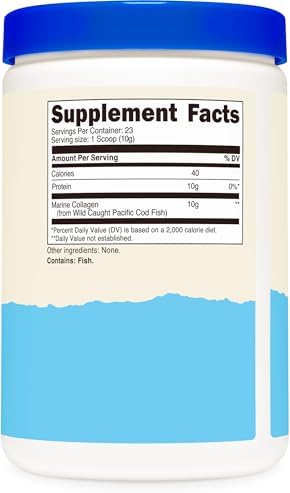 Nutricost Polvo de Colágeno Marino de Pescado Silvestre (8 oz) - 23 Porciones, 10 g de Proteína por Porción, Capturado en Alaska - imagen 5