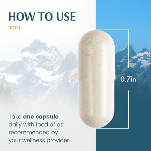 Suplemento de Hierro Bisglicinato Vykee Nutrition - 36 mg para Hombres y Mujeres, Alta Absorción, Sin OGM, Sin Gluten - 120 Cápsulas - imagen 5