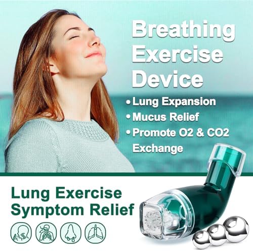 Dispositivo Flutter para Pulmones, Ejercitador No Medidor - Entrenador de Respiración, Dispositivo de Ejercicio Pulmonar - imagen 2
