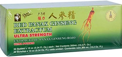 Extracto de Ginseng Panax Rojo Ultra Fuerte Prince Of Peace - 30 Viales - imagen 1
