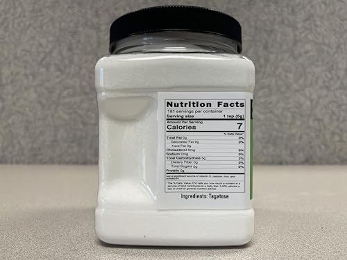 TAGATOSE, Granulado Puro, 2 lb, Prebiótico, Keto, Sustituto de Azúcar, Bajo en Calorías, No OGM - imagen 2