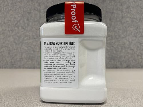 TAGATOSE, Granulado Puro, 2 lb, Prebiótico, Keto, Sustituto de Azúcar, Bajo en Calorías, No OGM - imagen 3