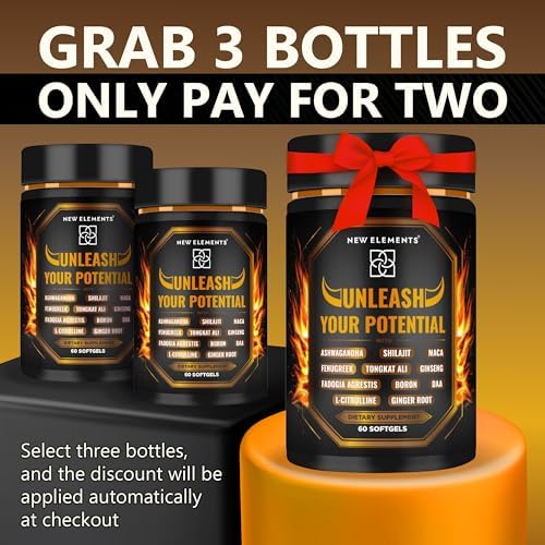 Suplemento Natural para Aumentar Testosterona en Hombres – Potenciador con Tongkat Ali, Fadogia Agrestis, Shilajit, Ashwagandha, Ginseng, Tribulus, - imagen 2