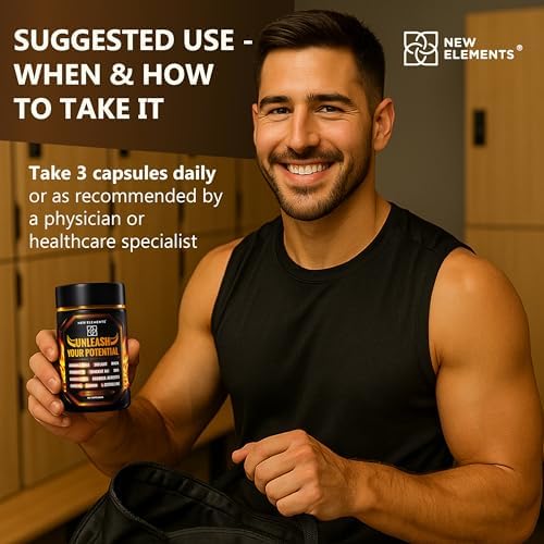 Suplemento Natural para Aumentar Testosterona en Hombres – Potenciador con Tongkat Ali, Fadogia Agrestis, Shilajit, Ashwagandha, Ginseng, Tribulus, - imagen 6