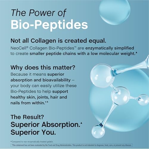 Píldoras NeoCell Multi Collagen Peptides | 360 Tabletas | Absorción Superior | Tipos I, II, III, IV, VIII, X, XII, XXII | Para Mujeres y Hombres - imagen 4