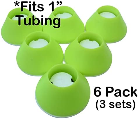 Coasters para Andadores, Paquete de 6 Pelotas de Tenis Amarillas de Easy To Use Products - Alternativa Más Duradera y Resistente - Se Desliza - imagen 2