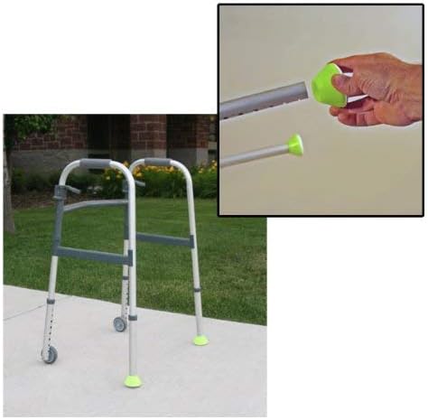 Coasters para Andadores, Paquete de 6 Pelotas de Tenis Amarillas de Easy To Use Products - Alternativa Más Duradera y Resistente - Se Desliza - imagen 6
