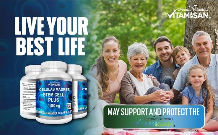 Células Madre Vitamisan - Paquete de 4 Botellas para Bienestar y Salud - imagen 5